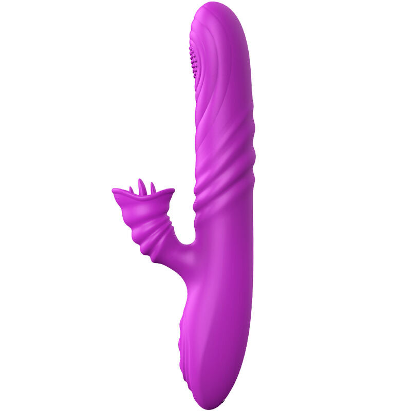 ARMONY - ANGELIA VIBRADOR MULTIFUNCIONAL CON LENGUA ESTIMULANTE, EFECTO CALOR VIOLETA