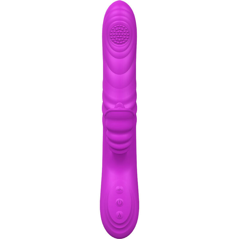 ARMONY - ANGELIA VIBRADOR MULTIFUNCIONAL CON LENGUA ESTIMULANTE, EFECTO CALOR VIOLETA