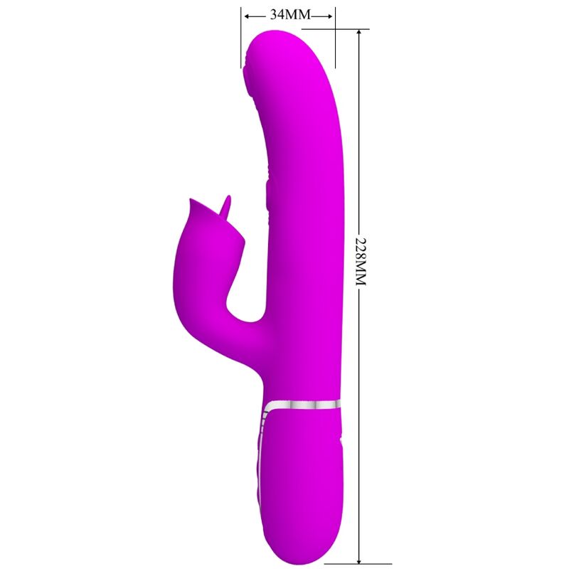 BEAUTIFUL LOVE - FUCHSIA LICKING RABBIT VIBRATOR