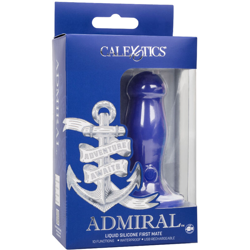 CALEXOTICS - ADMIRAL VIBRADOR PLUG ANAL FIRST MATE AZUL