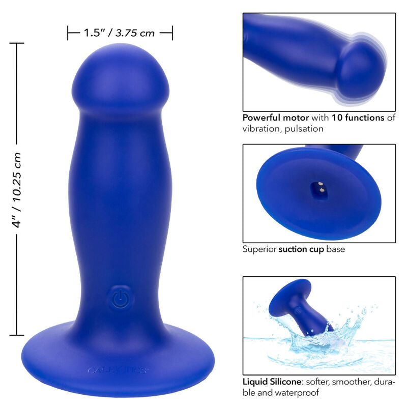 CALEXOTICS - ADMIRAL VIBRADOR PLUG ANAL FIRST MATE AZUL