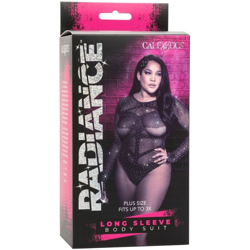 CALEXOTICS - RADIANCE BODY LONG SLEEVE RHINE PLUS SIZE