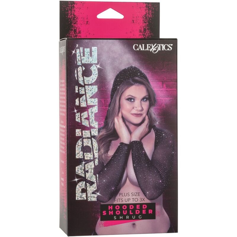 CALEXOTICS - RADIANCE - Sudadera con capucha y hombros descubiertos, talla grande