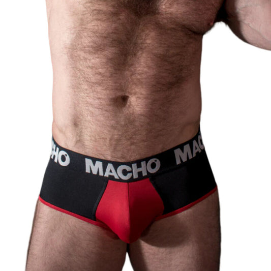 HOMBRE - MS26N SLIP NEGRO/ROJO M