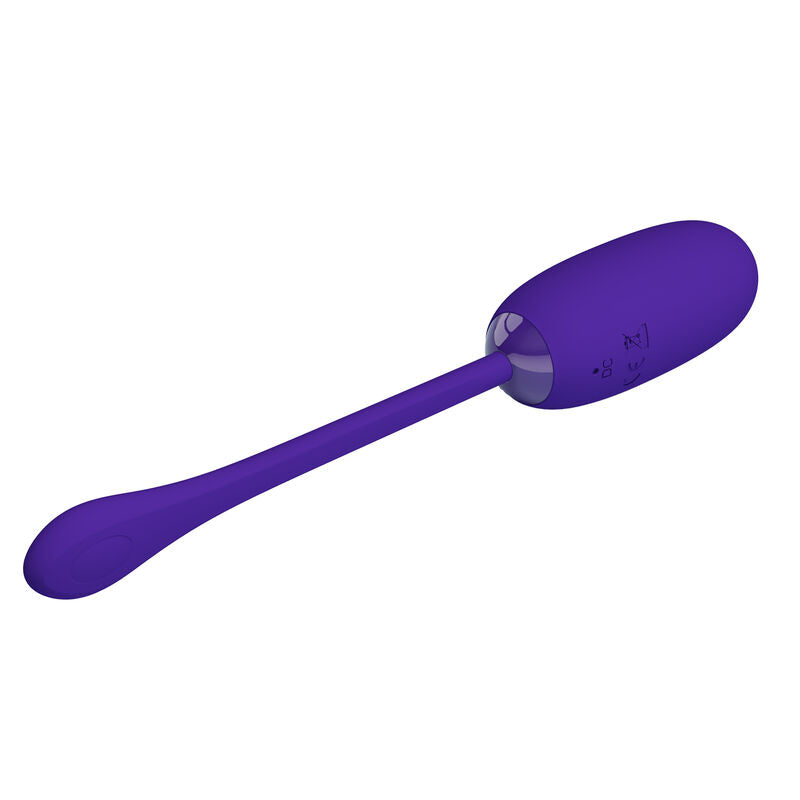 PRETTY LOVE - JULIUS PURPLE WATERPROOF RECHARGEABLE VIBRATING EGG