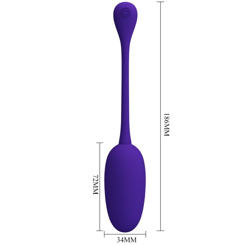 PRETTY LOVE - PURPLE KNUCKER RECHARGEABLE VIBRATING EGG