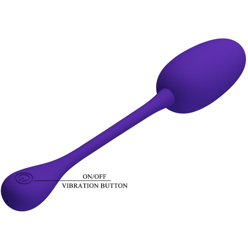 PRETTY LOVE - PURPLE KNUCKER RECHARGEABLE VIBRATING EGG