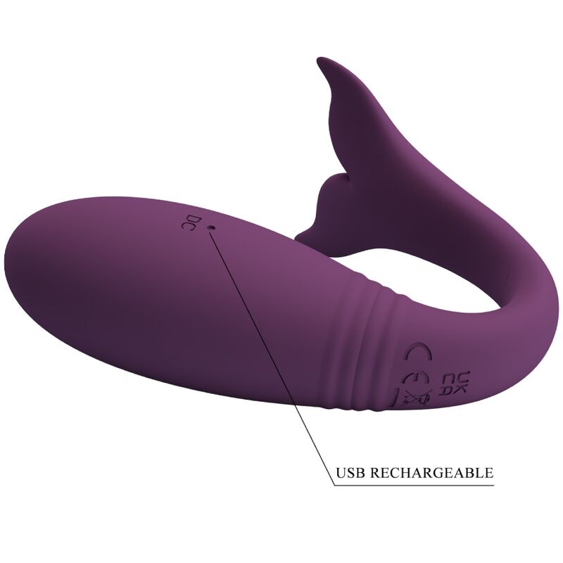 PRETTY LOVE - JAYLEEN APP PURPLE REMOTE CONTROL VIBRATOR