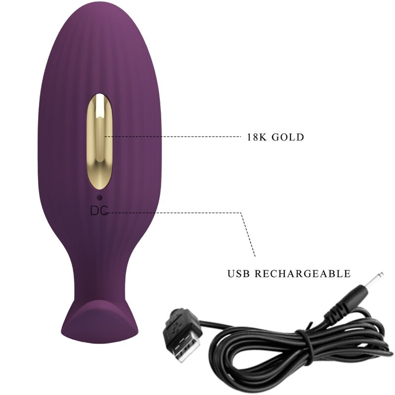 PRETTY LOVE - PLUG ANAL CONTROLADO POR APP PURPLE JEFFERSON