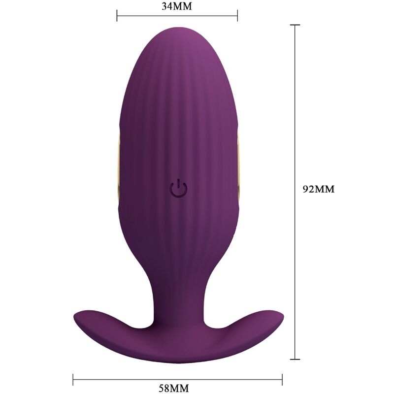PRETTY LOVE - PLUG ANAL CONTROLADO POR APP PURPLE JEFFERSON