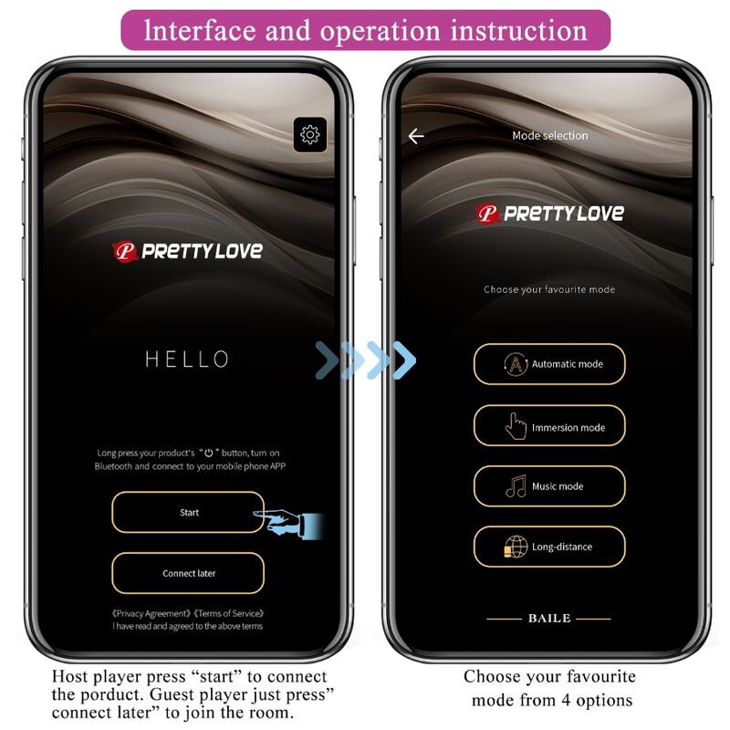 PRETTY LOVE - PLUG ANAL CONTROLADO POR APP PURPLE JEFFERSON