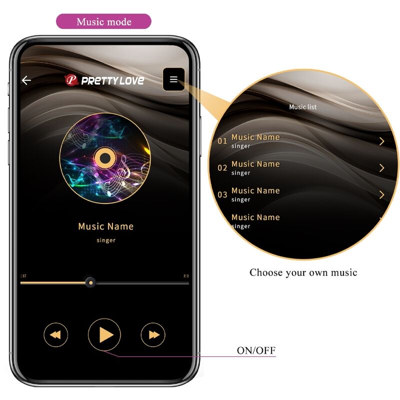 PRETTY LOVE - PLUG ANAL CONTROLADO POR APP PURPLE JEFFERSON