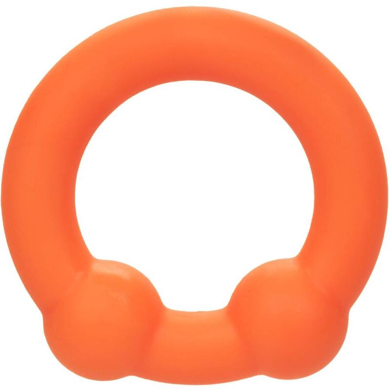 CALEXOTICS - ANILLO DE DOBLE BOLA ALPHA NARANJA