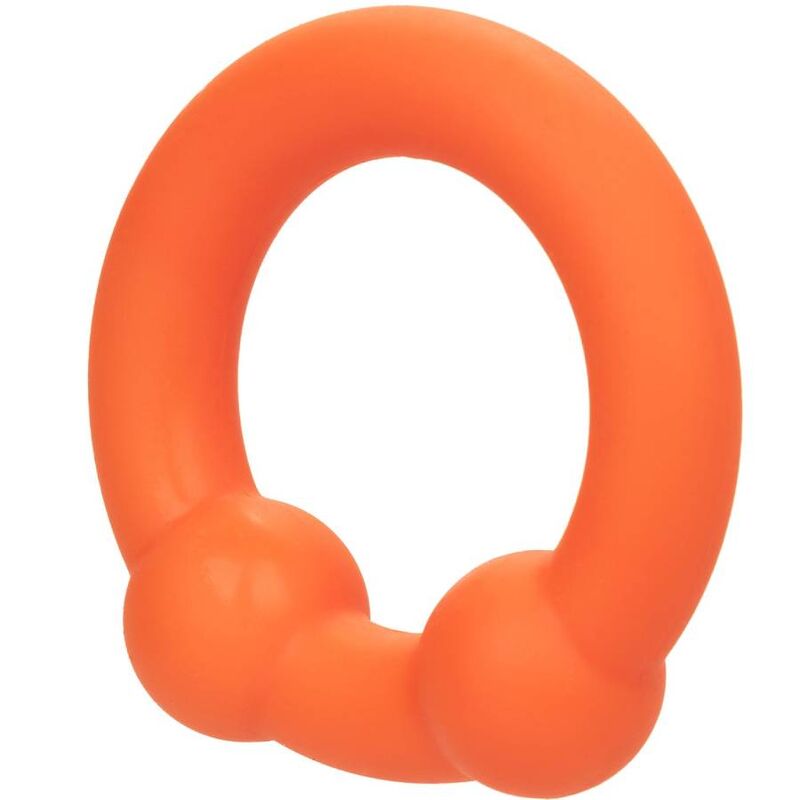 CALEXOTICS - ANILLO DE DOBLE BOLA ALPHA NARANJA