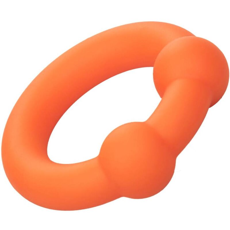 CALEXOTICS - ANILLO DE DOBLE BOLA ALPHA NARANJA
