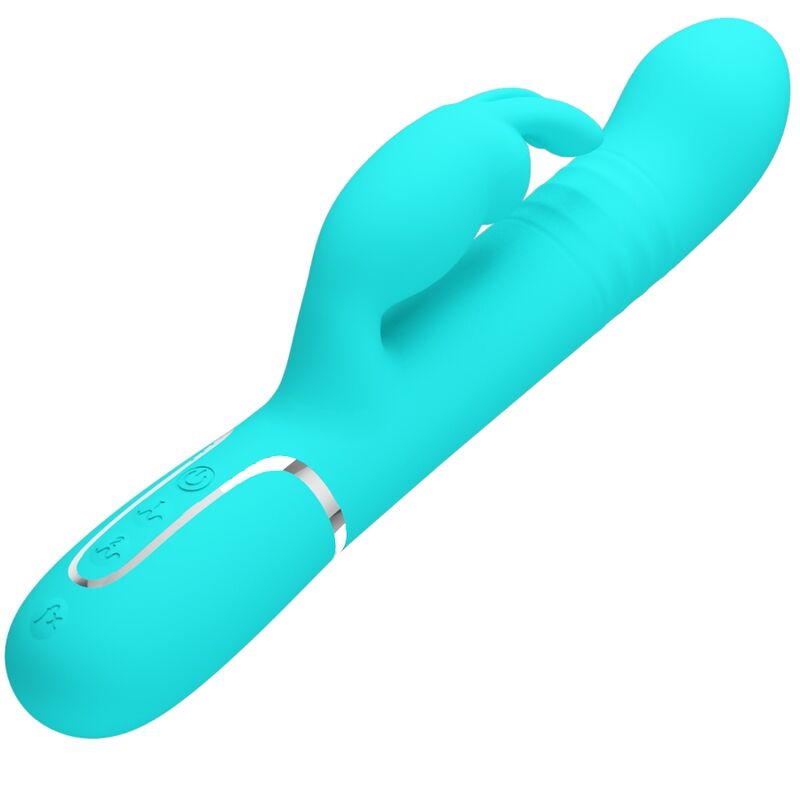 PRETTY LOVE - VIBRADOR COALE AQUA GREEN PEARLS