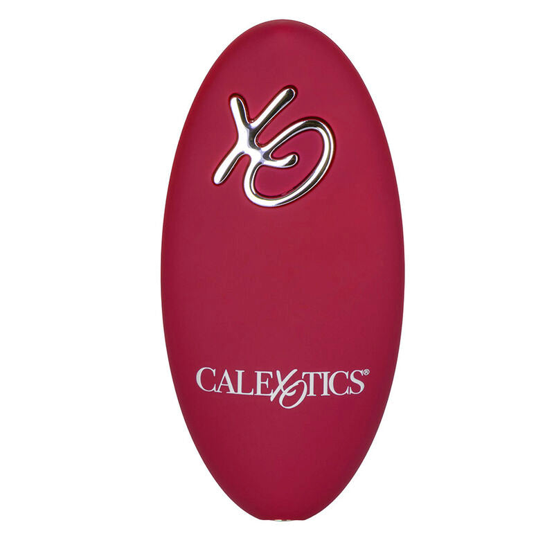 CALEXOTICS - MASAJEADOR DE PILOTO CON DOBLE MOTOR Y CONTROL REMOTO ROJO