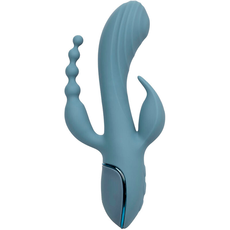 CALEXOTICS - GREY TRIPLE ECSTASY VIBRATOR
