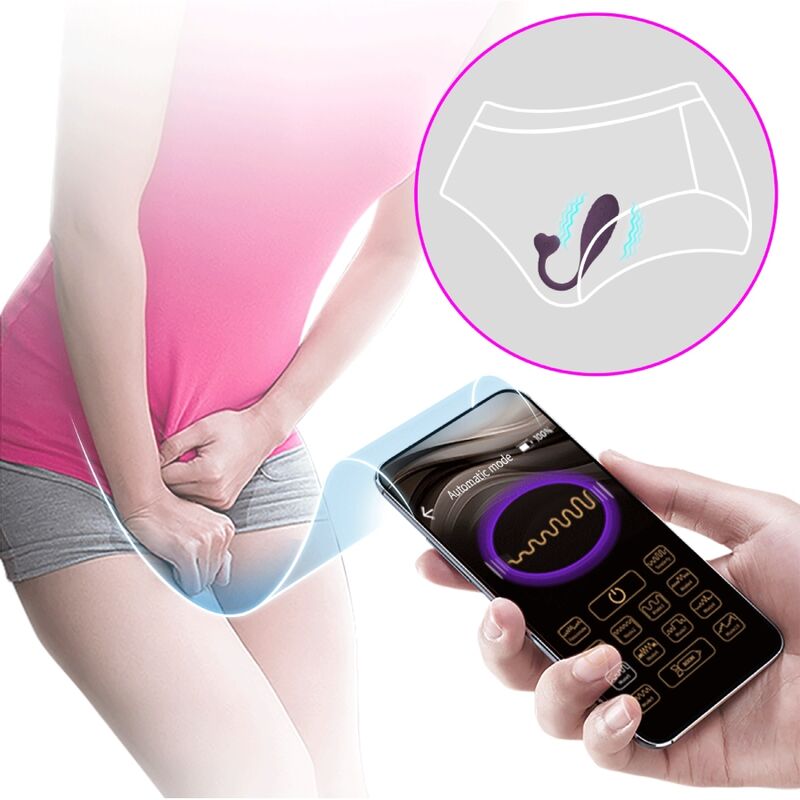 PRETTY LOVE - FISHERMAN APP-CONTROLLED VIBRATING EGG LILA