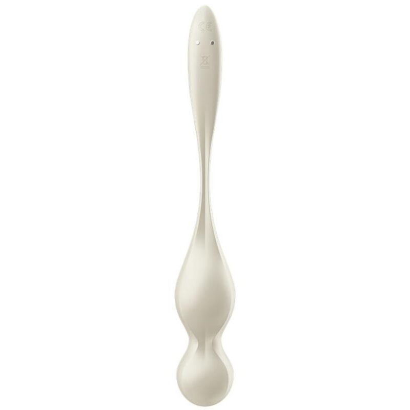 SATISFYER - LOVE BIRDS WHITE VIBRATING KEGEL BALLS