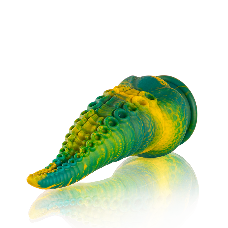 ÉPICO - DILDO DE TENTÁCULO DE CETUS VERDE TAMAÑO PEQUEÑO