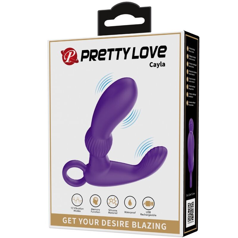 PRETTY LOVE - CAYLA LILA ANAL VIBRATOR MASSAGER