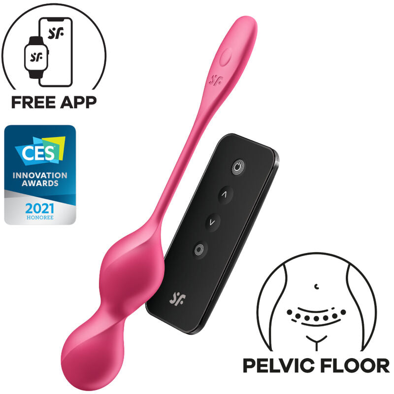SATISFYER - LOVE BIRDS 2 BOLAS VIBRATORIAS KEGEL + APLICACIÓN GRATUITA