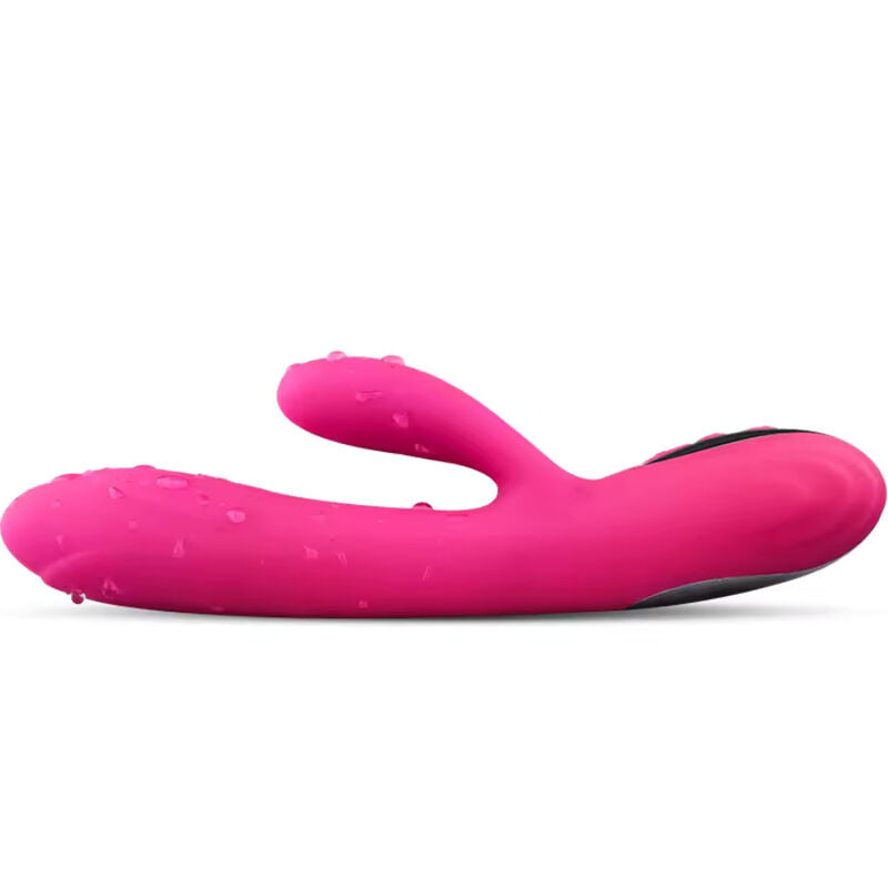 ARMONY - VIBRADOR Y ESTIMULADOR FLEXIBLE CON EFECTO CALOR FUCSIA