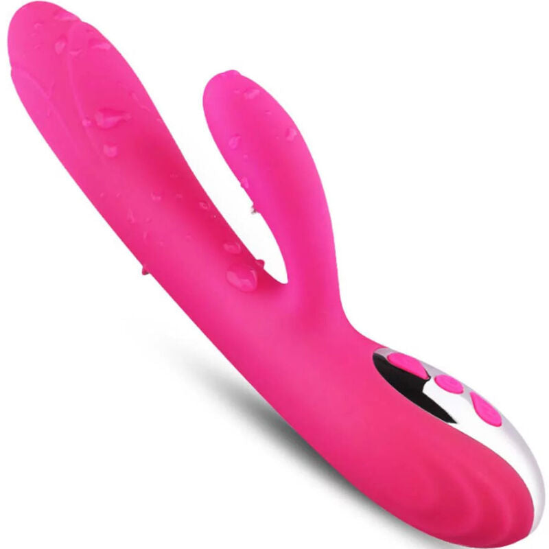 ARMONY - VIBRADOR Y ESTIMULADOR FLEXIBLE CON EFECTO CALOR FUCSIA