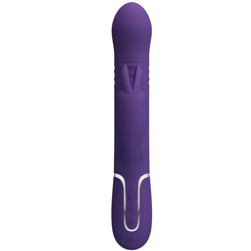 PRETTY LOVE - PURPLE 4-IN-1 RABBIT VIBRATOR