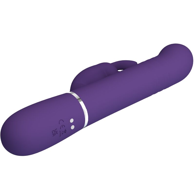 PRETTY LOVE - PURPLE 4-IN-1 RABBIT VIBRATOR