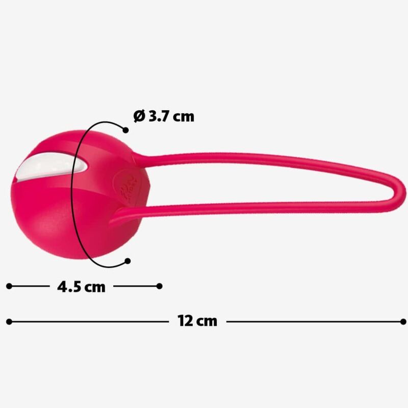FUN FACTORY - PELOTA PÉLVICA SMARTBALL UNO BLANCA/MORADA PASTEL