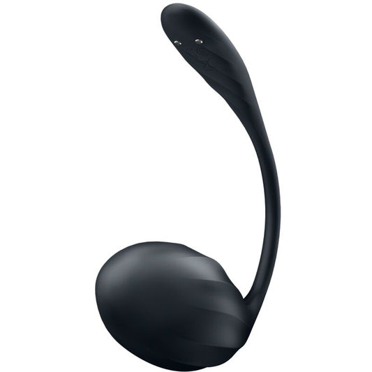 SATISFYER - ESTIMULADOR DEL PUNTO G CON PÉTALOS ACANALADOS, CONTROL REMOTO, APLICACIÓN GRATUITA, NEGRO