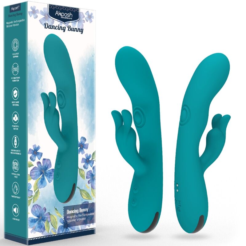 ARMONY - DANCING BUNNY RABBIT VIBRATOR 10 SPEEDS GREEN