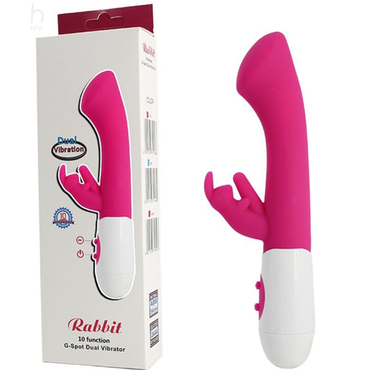 ARMONY - VIBRADOR Y ESTIMULADOR DE PUNTO G CONEJITO ROSA DE 10 VELOCIDADES