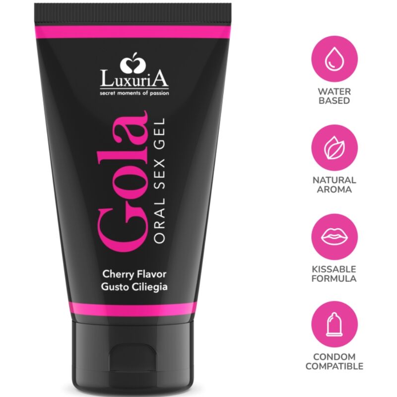 INTIMATELINE LUXURIA - GEL PARA SEXO ORAL SABOR A CEREZA 50 ML