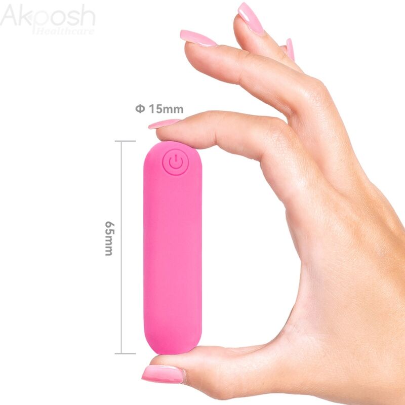 ARMONY - SPLASH JOLINE SILICONE BULLET VIBRATOR REMOTE CONTROL 10 VIBRATIONS 65 X 15 CM PINK
