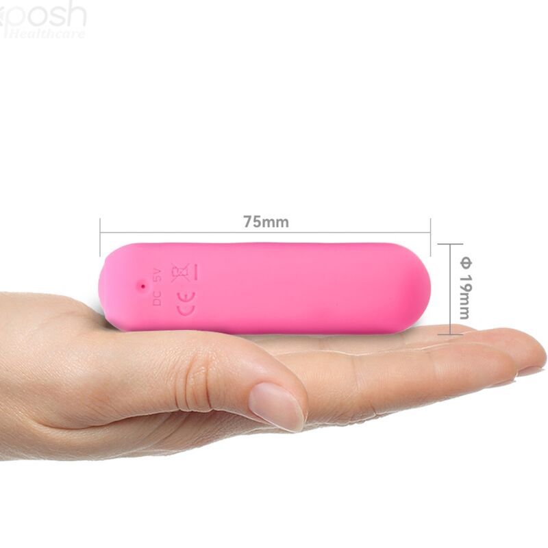 ARMONY - SPLASH JOIE BULLET VIBRATOR SILICONE REMOTE CONTROL 10 VIBRATIONS 75 X 19 CM PINK