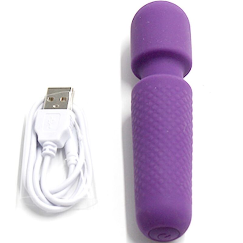 ARMONY - YOUR MAGIC MASSAGER AND RECHARGEABLE VIBRATOR 10 VIBRATIONS PURPLE DOT WAND