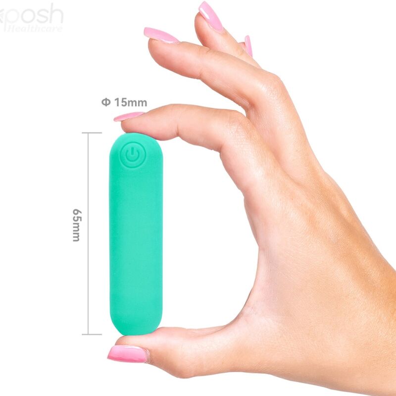 ARMONY - SPLASH JOLINE BULLET VIBRATOR SILICONE REMOTE CONTROL 10 VIBRATIONS 65 X 15 CM GREEN