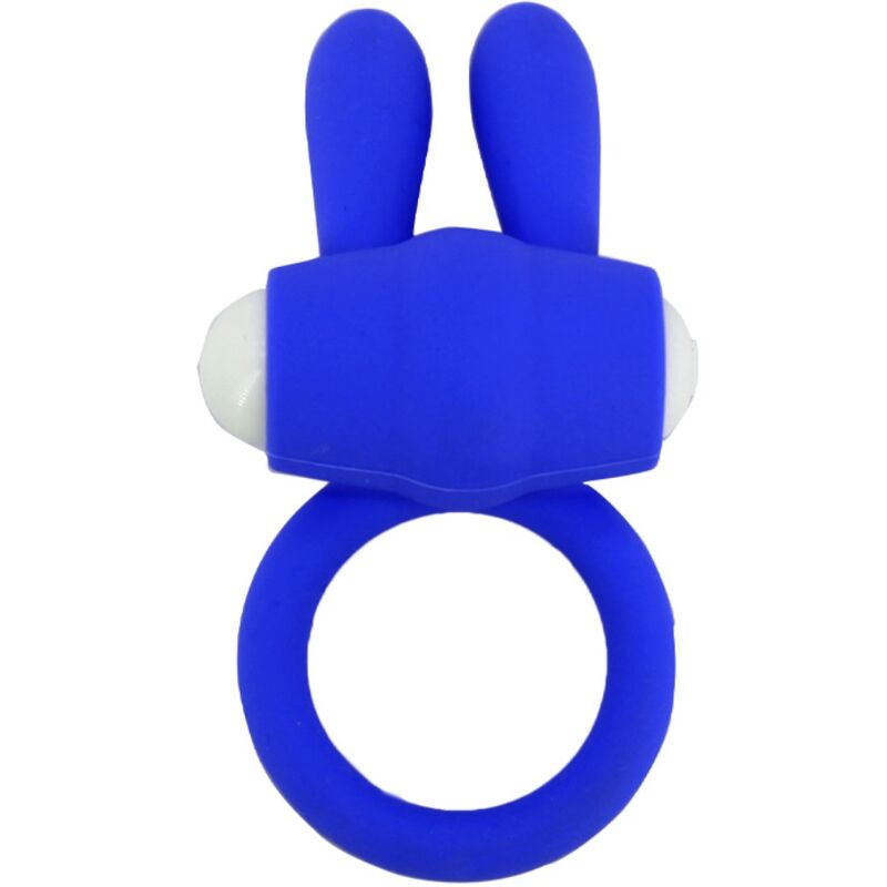 ARMONY - ANILLO VIBRADOR DE SILICONA AZUL MR. BUNNY