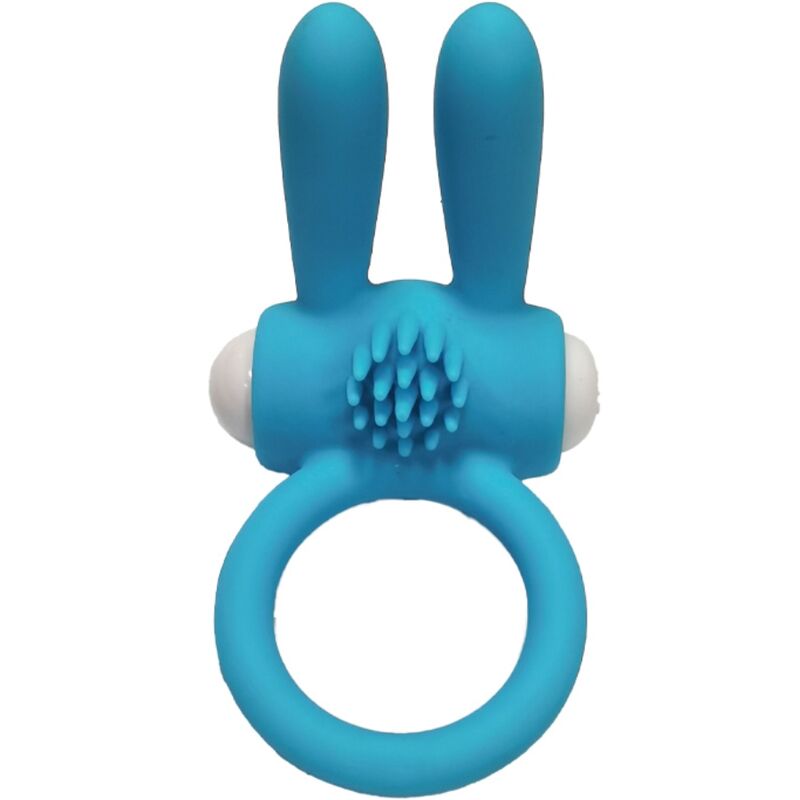 ARMONY - ANILLO VIBRADOR DE SILICONA NEGRO MR. BUNNY