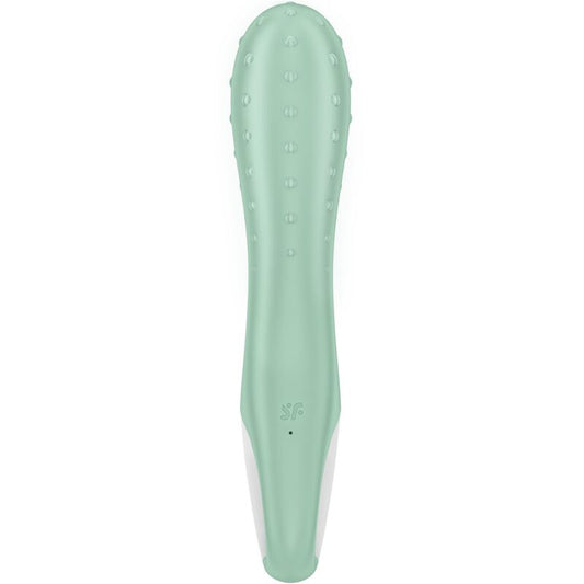 SATISFYER - VIBRADOR CON BOMBA DE AIRE 3 PUNTO G INFLABLE MENTA