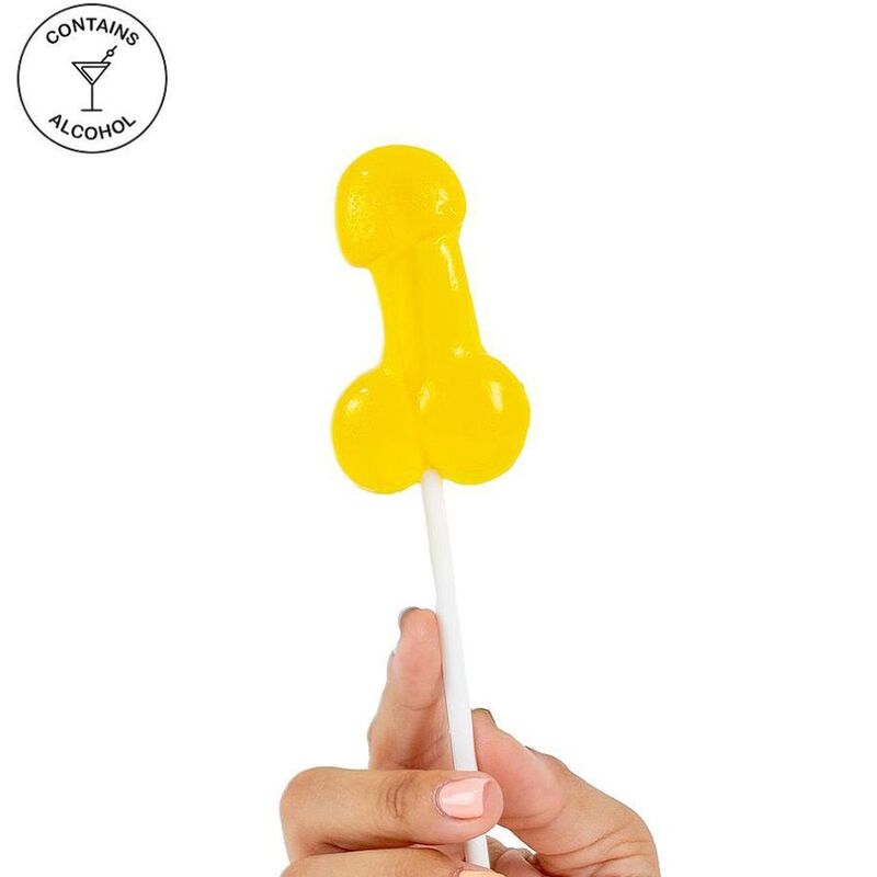 SECRETPLAY - ROOSTER LOLLIPOP WITH ALCOHOL PINEAPPLE COLADA
