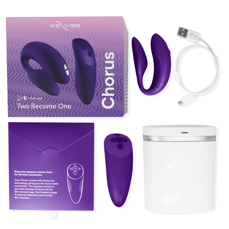 WE-VIBE - COUPLES' CHORUS VIBRATOR WITH LILAC SQUEEZE CONTROL