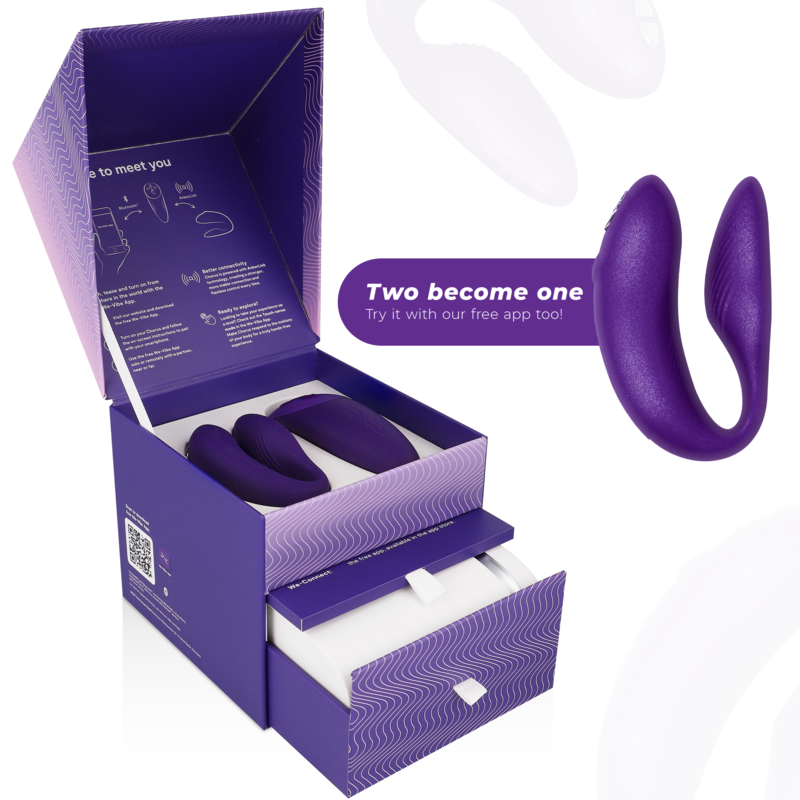 WE-VIBE - COUPLES' CHORUS VIBRATOR WITH LILAC SQUEEZE CONTROL