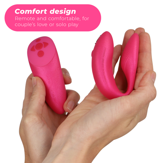 WE-VIBE - WE VIBE CHORUS VIBRADOR PARA PAREJAS CON CONTROL DE APRECIÓN ROSA
