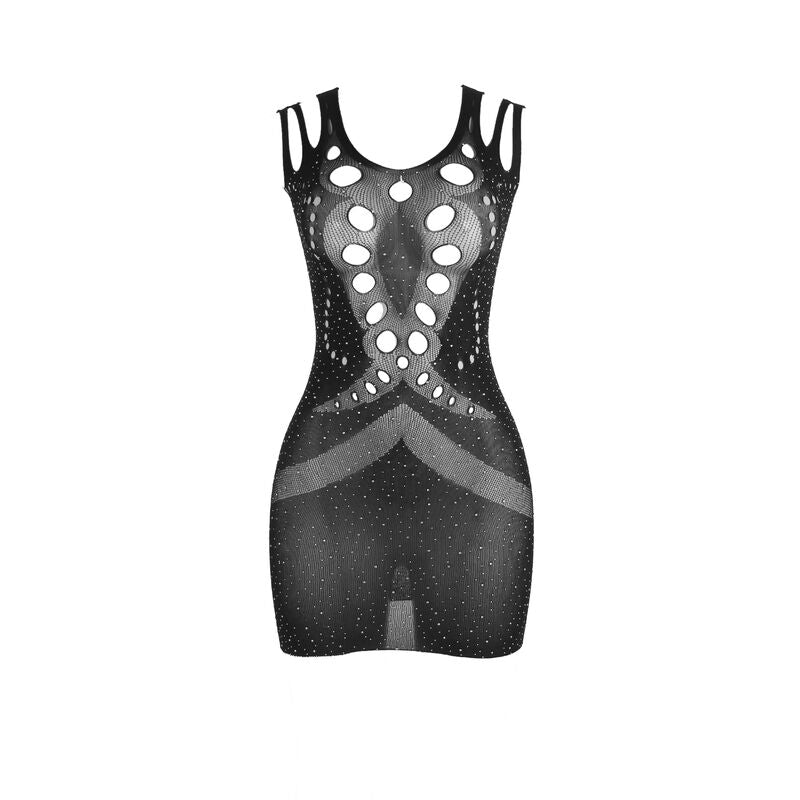 SUBBLIME - 952198 BLACK SHINE DIAMOND NET DRESS ONE SIZE