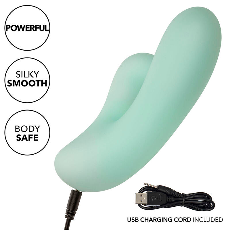 CALEXOTICS - VIBRADOR Y ESTIMULADOR DEL PUNTO G PACIFICA FIJI 10 VIBRACIONES AQUA