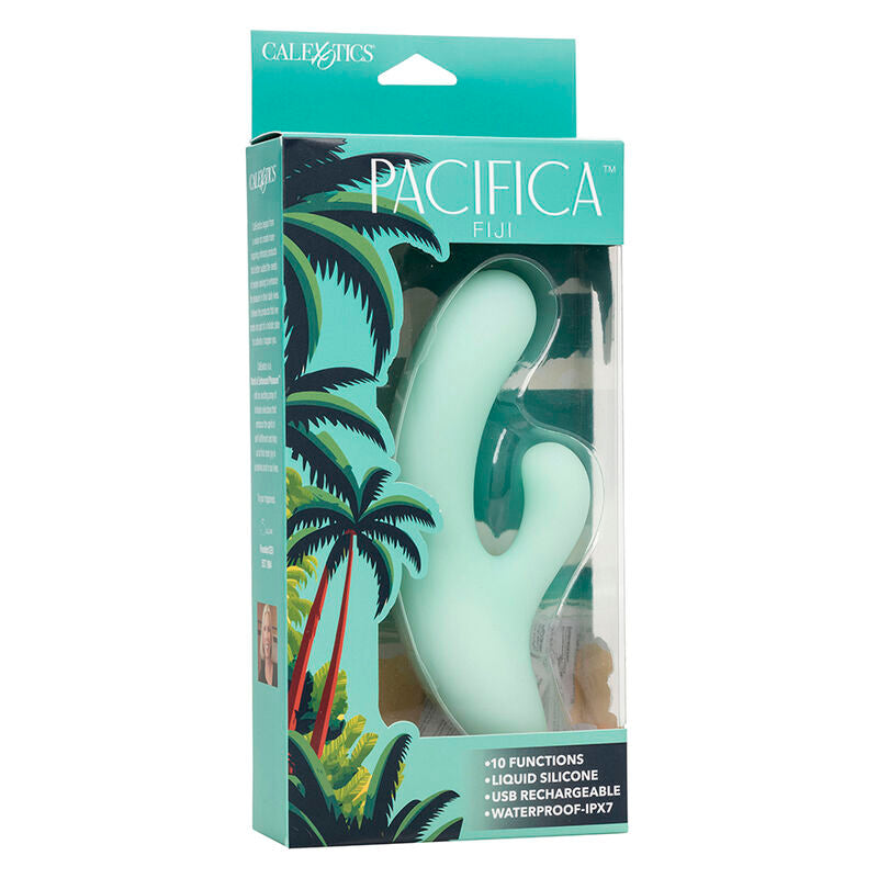 CALEXOTICS - VIBRADOR Y ESTIMULADOR DEL PUNTO G PACIFICA FIJI 10 VIBRACIONES AQUA